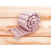 Aparatoare pentru patut, MimiNu, Tip panou, Pentru patut, Lungime 180 cm, Din catifea, Raspberry BYN6426972026598
