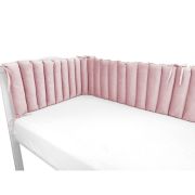 Aparatoare pentru patut, MimiNu, Tip panou, Pentru patut, Lungime 180 cm, Din catifea, Raspberry BYN6426972026598