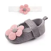 Pantofiori gri si bentita asortata chd2332-6-va10