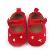 Pantofiori rosii cu stelute aurii csbh3046-1-va4