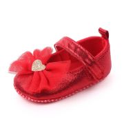 Pantofiori rosii sidefati cu fundita din tulle chd2303-1-va5