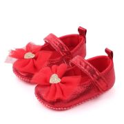 Pantofiori rosii sidefati cu fundita din tulle chd2303-1-va5