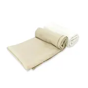 Set 2 museline, MimiNu, Multifunctionale, Din bumbac certificat Oeko Tex Standard 100, Ideale pentru infasat, 80x80 cm, Warm beige and Cream BYN6426972026376