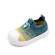 Mocasini pentru copii, verzi cu galben in degrade - kiki chmy2303-3-p31