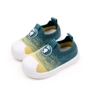 Mocasini pentru copii, verzi cu galben in degrade - kiki chmy2303-3-p31