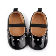 Pantofiori negri din piele ecologica lacuita chd2546-3-va11
