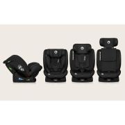 Scaun auto, Lionelo, i-Size Izzy, 0-36 Kg, 40-150 cm, Instalare cu centurile masinii, Protectie laterala, Ajustare spatar in 3 pozitii, Tetiera reglabila in 13 trepte, Conform cu R129, Negru BYNLO-IZZY_I-SIZE_BLACK_CARBON