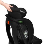 Scaun auto, Lionelo, i-Size Izzy, 0-36 Kg, 40-150 cm, Instalare cu centurile masinii, Protectie laterala, Ajustare spatar in 3 pozitii, Tetiera reglabila in 13 trepte, Conform cu R129, Negru BYNLO-IZZY_I-SIZE_BLACK_CARBON