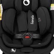 Scaun auto, Lionelo, i-Size Navy, 0-36 Kg, 40-150 cm, Cu isofix si picior de fixare, Protectie laterala, Rotire 360 grade, Ajustare spatar in 4 pozitii, Tetiera reglabila in 11 trepte, Conform cu R129, Negru BYNLO-NAVY_I-SIZE_BLACK_ONYX