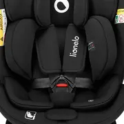 Scaun auto, Lionelo, i-Size Navy, 0-36 Kg, 40-150 cm, Cu isofix si picior de fixare, Protectie laterala, Rotire 360 grade, Ajustare spatar in 4 pozitii, Tetiera reglabila in 11 trepte, Conform cu R129, Negru BYNLO-NAVY_I-SIZE_BLACK_ONYX