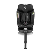 Scaun auto, Lionelo, i-Size Navy, 0-36 Kg, 40-150 cm, Cu isofix si picior de fixare, Protectie laterala, Rotire 360 grade, Ajustare spatar in 4 pozitii, Tetiera reglabila in 11 trepte, Conform cu R129, Negru BYNLO-NAVY_I-SIZE_BLACK_ONYX