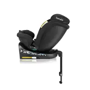 Scaun auto, Lionelo, i-Size Navy, 0-36 Kg, 40-150 cm, Cu isofix si picior de fixare, Protectie laterala, Rotire 360 grade, Ajustare spatar in 4 pozitii, Tetiera reglabila in 11 trepte, Conform cu R129, Negru BYNLO-NAVY_I-SIZE_BLACK_ONYX