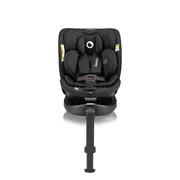 Scaun auto, Lionelo, i-Size Navy, 0-36 Kg, 40-150 cm, Cu isofix si picior de fixare, Protectie laterala, Rotire 360 grade, Ajustare spatar in 4 pozitii, Tetiera reglabila in 11 trepte, Conform cu R129, Negru BYNLO-NAVY_I-SIZE_BLACK_ONYX