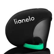 Scaun auto, Lionelo, i-Size Navy, 0-36 Kg, 40-150 cm, Cu isofix si picior de fixare, Protectie laterala, Rotire 360 grade, Ajustare spatar in 4 pozitii, Tetiera reglabila in 11 trepte, Conform cu R129, Negru BYNLO-NAVY_I-SIZE_BLACK_ONYX