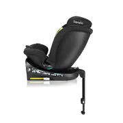 Scaun auto, Lionelo, i-Size Navy, 0-36 Kg, 40-150 cm, Cu isofix si picior de fixare, Protectie laterala, Rotire 360 grade, Ajustare spatar in 4 pozitii, Tetiera reglabila in 11 trepte, Conform cu R129, Negru BYNLO-NAVY_I-SIZE_BLACK_ONYX