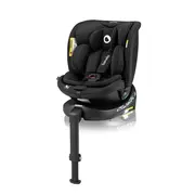 Scaun auto, Lionelo, i-Size Navy, 0-36 Kg, 40-150 cm, Cu isofix si picior de fixare, Protectie laterala, Rotire 360 grade, Ajustare spatar in 4 pozitii, Tetiera reglabila in 11 trepte, Conform cu R129, Negru BYNLO-NAVY_I-SIZE_BLACK_ONYX
