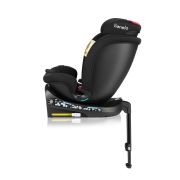 Scaun auto, Lionelo, i-Size Navy, 0-36 Kg, 40-150 cm, Cu isofix si picior de fixare, Protectie laterala, Rotire 360 grade, Ajustare spatar in 4 pozitii, Tetiera reglabila in 11 trepte, Conform cu R129, Negru/Rosu BYNLO-NAVY_I-SIZE_BLACK_RED