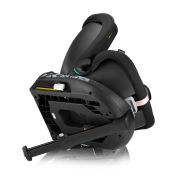 Scaun auto, Lionelo, i-Size Navy, 0-36 Kg, 40-150 cm, Cu isofix si picior de fixare, Protectie laterala, Rotire 360 grade, Ajustare spatar in 4 pozitii, Tetiera reglabila in 11 trepte, Conform cu R129, Negru/Roz BYNLO-NAVY_I-SIZE_BLACK_PINK