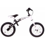 Bicicleta fara pedale cu frana si cadru variabil, roti gonflabile, boomerang sportrike - alb edeedirb.wb-06.bi