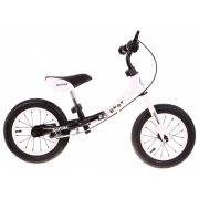 Bicicleta fara pedale cu frana si cadru variabil, roti gonflabile, boomerang sportrike - alb edeedirb.wb-06.bi