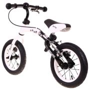 Bicicleta fara pedale cu frana si cadru variabil, roti gonflabile, boomerang sportrike - alb edeedirb.wb-06.bi