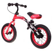 Bicicleta fara pedale cu frana si cadru variabil, roti gonflabile, boomerang sportrike - rosu edeedirb.wb-06.cr