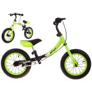 Bicicleta fara pedale cu frana si cadru variabil, roti gonflabile, boomerang sportrike - verde edeedirb.wb-06.zie