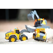 Buldozer dickie toys volvo wheel loader 23 cm cu lumini si sunete hubs203723006