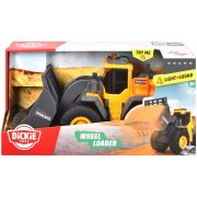 Buldozer dickie toys volvo wheel loader 23 cm cu lumini si sunete hubs203723006