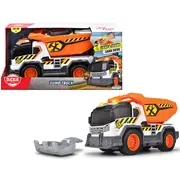Camion de constructie dickie toys dump truck 30 cm cu lumini si sunete hubs203306025