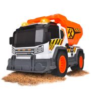 Camion de constructie dickie toys dump truck 30 cm cu lumini si sunete hubs203306025