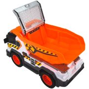 Camion de constructie dickie toys dump truck 30 cm cu lumini si sunete hubs203306025