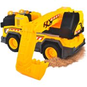Camion excavator dickie toys excavator truck 30 cm cu lumini si sunete hubs203306026
