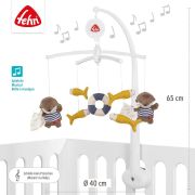 Carusel muzical mobil - otter