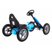Kart cu pedale si roti gonflabile, varsta 3 ani+, 113x60x65 cm, gokart star - albastru edeedi1904.nie