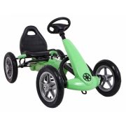 Kart cu pedale si roti gonflabile, varsta 3 ani+, 113x60x65 cm, gokart star - verde edeedi1904.zie