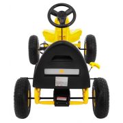 Kart cu pedale si roti gonflabile, varsta 3 ani+, 114x59x63 cm, gokart champion - galben edeedia18.zol