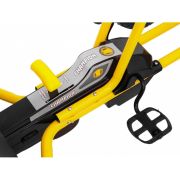Kart cu pedale si roti gonflabile, varsta 3 ani+, 114x59x63 cm, gokart champion - galben edeedia18.zol