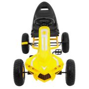 Kart cu pedale si roti gonflabile, varsta 3 ani+, 114x59x63 cm, gokart champion - galben edeedia18.zol