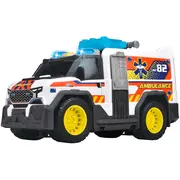 Masina de ambulanta dickie toys medical responder 30 cm cu lumini si sunete hubs203306024