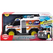 Masina de ambulanta dickie toys medical responder 30 cm cu lumini si sunete hubs203306024