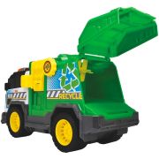 Masina de gunoi dickie toys recycle truck 30 cm cu lumini si sunete hubs203306021
