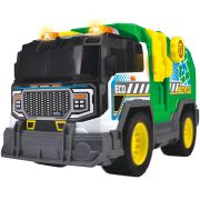 Masina de gunoi dickie toys recycle truck 30 cm cu lumini si sunete hubs203306021