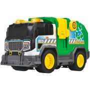 Masina de gunoi dickie toys recycle truck 30 cm cu lumini si sunete hubs203306021