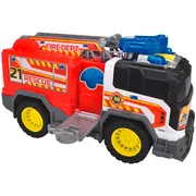 Masina de pompieri dickie toys fire rescue unit 30 cm cu lumini si sunete hubs203306020