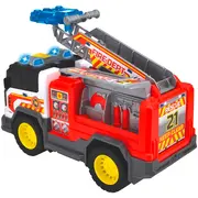 Masina de pompieri dickie toys fire rescue unit 30 cm cu lumini si sunete hubs203306020