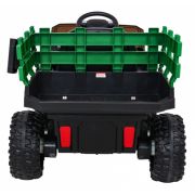 Masinuta electrica cu telecomanda farmer pick-up, roti eva, scaun tapitat, 116x66x65 cm, putere 70w - verde edeedipa.bdm0926.zie