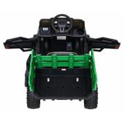 Masinuta electrica cu telecomanda farmer pick-up, roti eva, scaun tapitat, 116x66x65 cm, putere 70w - verde edeedipa.bdm0926.zie