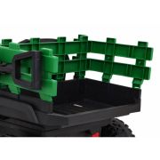 Masinuta electrica cu telecomanda farmer pick-up, roti eva, scaun tapitat, 116x66x65 cm, putere 70w - verde edeedipa.bdm0926.zie