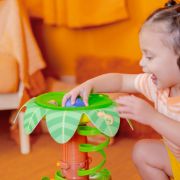 Bright starts - jucarie tropicala, "twirl™ ball play toy" bbb16826